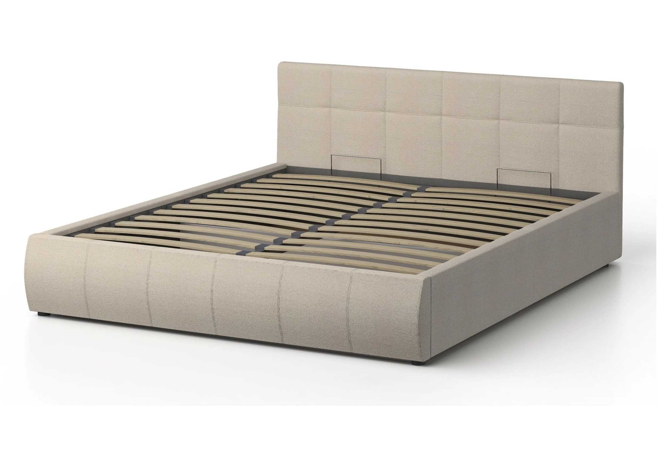 Beżowe łóżko 120x200cm